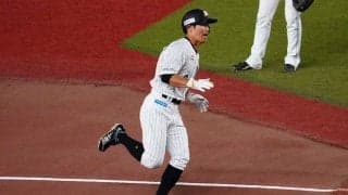 ロッテ、荻野貴司が先頭打者弾で先制　初回3者凡退の佐々木朗希をいきなり援護