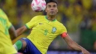 カゼミロが代表戦で足首負傷…ユナイテッドは状態懸念