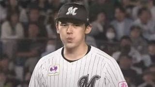 当たらない“ど真ん中160キロ”「誰が打てるん？」　声出す佐々木朗希が「珍しい」