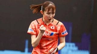 早田ひな 日本人対決を制し決勝進出！長﨑美柚をフルゲームで撃破【卓球 WTTマスカット】
