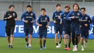 前日合流の奥抜侃志は全体練習に参加、負傷の中村敬斗は不在…17日にチュニジア代表戦【キリンチャレンジカップ2023】