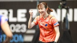 早田ひな 今季の国際大会2度目の優勝！プエルトリコの天才にストレート勝ち【卓球 WTTマスカット】