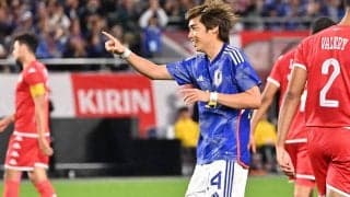 「良い流れで点が取れている」5試合で4ゴールの伊東純也、久保建英との関係でこの試合では変化が「チャレンジでした」