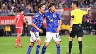 「決定力凄すぎる！」伊東純也“ライバル”久保建英との共存成功！阿吽の呼吸で決めたイナズマ弾にファン歓喜