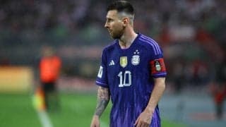 ペルー戦2得点のメッシ、好調アルゼンチン代表と黄金期バルセロナを比較 「そこに非常に近い」