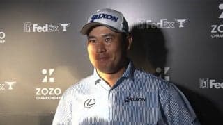 松山英樹「バタバタしながら緊張した」　2か月ぶり実戦は1アンダー