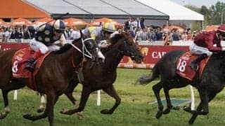 【コーフィールドC】レーン騎乗、ブレークアップは見せ場は作るも8着に敗れる