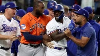 大一番の乱闘騒ぎで5人処分　ア軍右腕は“故意死球”で2試合出場停止＆罰金、機構発表