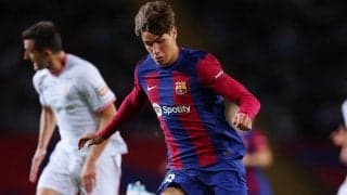 「信じられない」デビューから23秒の衝撃、バルサに生まれた新星・17歳FWマルク・ギウがクラブ初の偉業達成に「シーズンを通して取り組んできた」