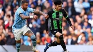 「並外れた選手」グアルディオラ監督が三笘薫を称賛、対戦してその力を改めて知る「本当に素晴らしい」