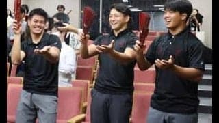 約１カ月後に迫ったラグビー早慶戦　事前レクリエーション第２回目に伊藤主将らが参加！