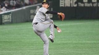 侍Jの秘密兵器…朗希世代の虎左腕が劇的進化　チームNo.1の破壊力「31.3」「2.30」