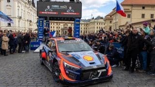 WRCセントラルヨーロピアン：初日の2SSを終え、ヒョンデのティエリー・ヌービルがトップ、勝田貴元は10.1秒差の6番手