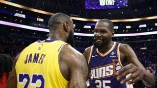 17年来の友人KDと公式戦で約5年ぶりに競演したレブロン「いつだって素晴らしいこと」