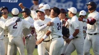 ドラマは最終回に待っていた！　土壇場での逆転サヨナラ勝利で賜杯奪還に王手／慶大１回戦