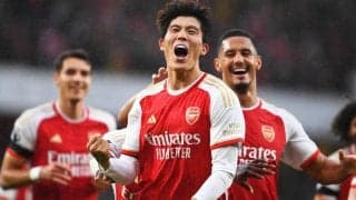 冨安健洋がアーセナル初ゴール！ エンケティアが圧巻のミドル含むハットトリックの大暴れでアーセナルが今季最多の5発快勝【プレミアリーグ】