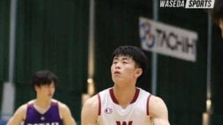 明大のオフェンス抑え込み、接戦を制す