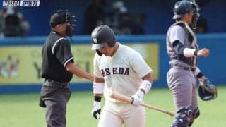 打線が沈黙し完敗　賜杯を懸けた第３戦へ／慶大２回戦