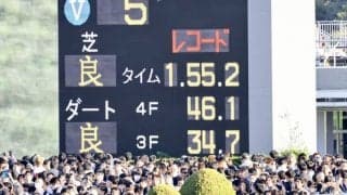 【天皇賞・秋】イクイノックスが日本レコードを記録