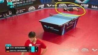 【倒れ込むほどのスーパーラリー】覚醒の松島輝空 元世界1位オフチャロフと真っ向勝負！｜卓球WTTアンタルヤ