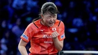 現役中学生・張本美和が平野美宇との日本人対決に勝利！平野は無念の初戦敗退【卓球 WTTチャンピオンズ】