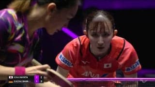 【女子1回戦ハイライト】早田ひな vs シャン・シャオナ｜WTTチャンピオンズフランクフルト2023