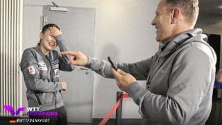 張本美和 海外メディアから無茶振りをくらって戸惑う..？｜WTTチャンピオンズフランクフルト2023