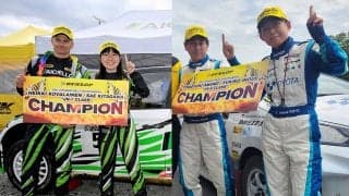 ダンロップタイヤ装着車、全日本ラリー選手権3クラスでシリーズチャンピオンを獲得