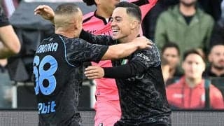 ラスパドーリ&エルマス弾のナポリが最下位サレルニターナに快勝【セリエA】