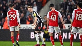 アーセナルがニューカッスルとの激闘に敗れて今季リーグ初黒星…冨安健洋は左右SBでフル出場【プレミアリーグ】