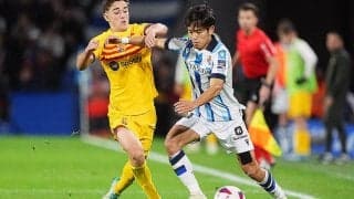 苦戦バルセロナがアラウホの後半AT弾で劇的勝利！　久保建英フル出場も敗戦ソシエダは内容圧倒も勝負強さ欠く【ラ・リーガ】