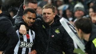 欠場者多く抱えながらアーセナル戦制したニューカッスル、指揮官が称賛 「気迫、姿勢、団結力は見事」