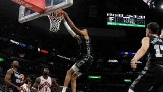 スパーズ、延長の末ラプターズとの激戦を落とす…ウェンバンヤマは2戦連続20得点超え