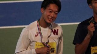 男子100メートルで稲毛が２位！男子400メートル新上も７位入賞／日本学生個人選手権２日目