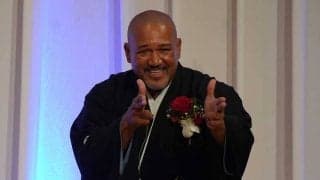 ラミレス氏＆ダンディ坂野さん「ゲッツ」奇跡の共演　殿堂入り祝う会にサプライズ登場