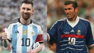 メッシとジダンが初対談！夢のユニフォーム交換も実現