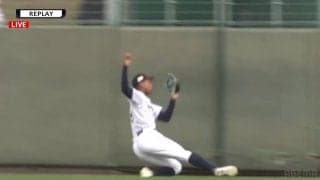 見ているだけでも気持ちいい 万波中正、異常な守備範囲の広さとツルツルスライディングキャッチ