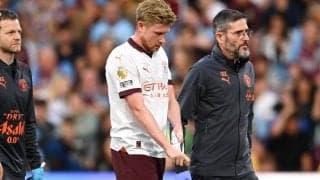 デ・ブライネ復帰を急かさずのペップ「ああいうケガはプレッシャーをかけない方がいい」