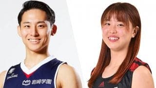 「ウインターカップ2023」アンバサダー決定…2年連続で河村勇輝と平下愛佳が就任