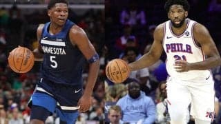 今季第3週の週間MVPにウルブズのエドワーズ、シクサーズのエンビードが選出