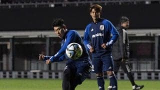 「ナイシュー！」日本代表に緊急招集のFW細谷真大が“強烈シュート”を連発！Ｗ杯予選でも両足の豪快な一撃に期待だ