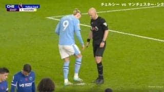 「怖すぎる」「GKもビビってる」 怪物・ハーランドがPKを蹴る“直前の動き”がヤバすぎると話題に　大ブーイングの嵐でも異次元のスイングスピードで完璧な弾丸ショットを放つ