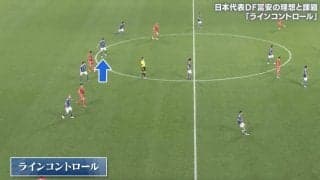 日本代表の新DFリーダー・冨安健洋が考える理想の“ラインコントロールの位置”　チャレンジ＆カバーではなく“ギャップ”を埋める  「オフ・ザ・ボールでほぼ決まる」「全体をコンパクトにする」