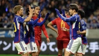 大幅メンバー変更の日本が格下ミャンマーを相手に5-0快勝！上田綺世が代表初ハットトリック&南野拓実が2アシスト！