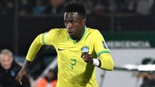 レアルにさらなる痛手か… ヴィニシウスがW杯南米予選で負傷交代、アルゼンチン戦出場に暗雲