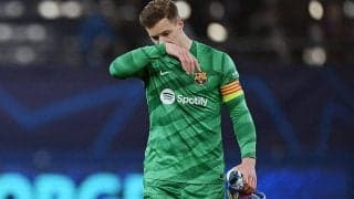 急性腰痛のテア・シュテーゲンがドイツ代表離脱…