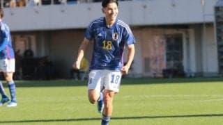 力試しのU-22アルゼンチン戦で佐藤恵允が先制ミドル！ U-22日本が1-1でハーフタイム【国際親善試合】