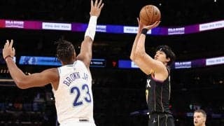 デュラント38得点のサンズがジャズとのハイスコアゲームを制す…渡邊雄太は得意の3Pをヒット