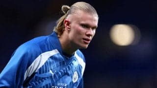 リバプール戦に間に合うか…ケガで代表離脱のハーランドが早期復帰期す！ 「できるだけ早く戻れるよう努める」