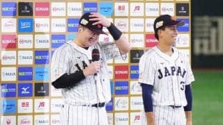 侍Jの胴上げで“持ち上げられない”珍事　体重95キロに大苦戦「高さ出てない」